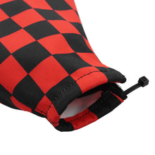 Load image into Gallery viewer, Brand New Universal Checkered Red Black Stitch Fabric Gear Manual Shifter Shift Knob Boot