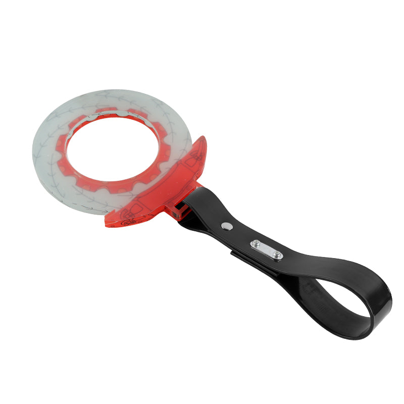 Brand New Brake Rotors Red TSURIKAWA Ring Subway Train Bus Handle Black Strap Charm Drift
