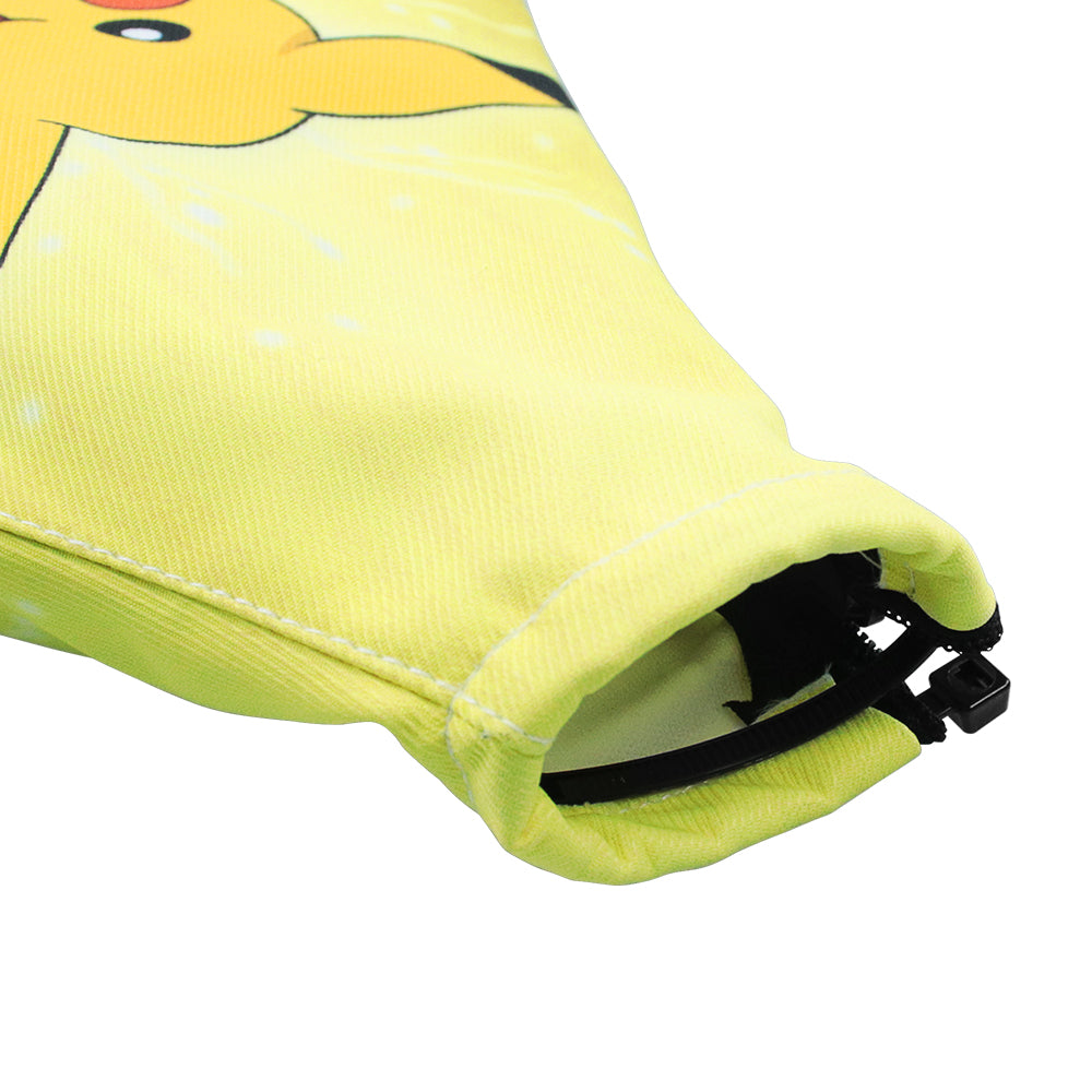 Brand New Universal Pokémon Pikachu Style Black Stitch Fabric Gear Manual Shifter Shift Knob Boot