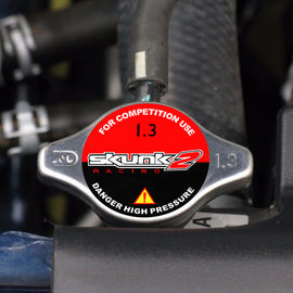 Brand New JDM 1.3bar 9mm Skunk2 Racing Chrome Racing Cap High Pressure Radiator Cap For Universal