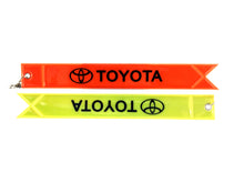 Load image into Gallery viewer, BRAND NEW JDM TOYOTA REFLECTIVE STRIP DOUBLE SIDED KEYCHAIN
