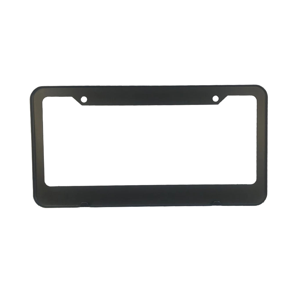 Brand New Universal 2PCS JDM MADE IN JAPAN ABS Plastic Black License Plate Frame