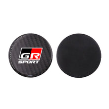 Load image into Gallery viewer, Brand New Universal 2PCS GR SPORT Real Carbon Fiber Car Cup Holder Pad Water Slot Non-Slip Mat
