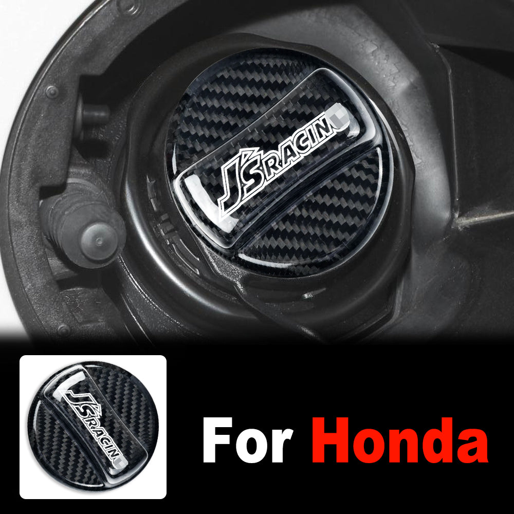 BRAND NEW UNIVERSAL J'S RACING Real Carbon Fiber Gas Fuel Cap Cover For Honda