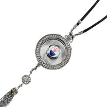 Load image into Gallery viewer, BRAND NEW UNIVERSAL MASERATI CRYSTAL SPARKLING GLASS CAR AIR FRESHENER PENDANT