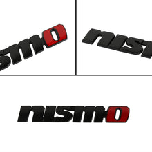 Load image into Gallery viewer, BRAND NEW 1PCS NISMO NISSAN CAR FRONT BLACK GRILLE BADGE METAL DECAL STICKER