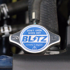 Brand New JDM 1.3bar 9mm Blitz Racing Chrome Racing Cap High Pressure Radiator Cap For Universal