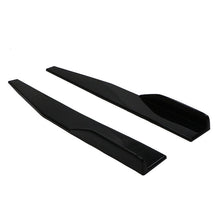 Load image into Gallery viewer, Brand New 2PCS Universal ABS Glossy Black Side Skirt Rocker Splitters Winglet Diffuser 31&quot;X4&quot;