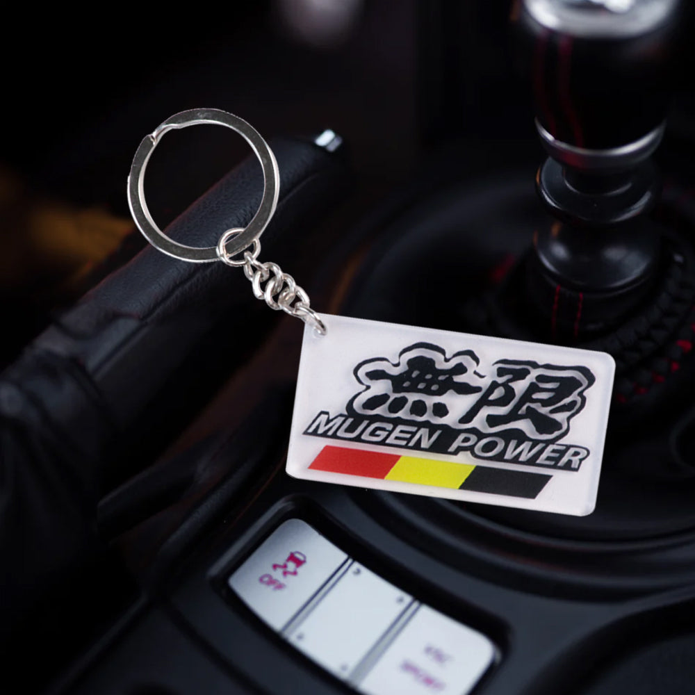 BRAND NEW Mugen Power JDM Racing Car Styling Keychain Drift Key Phone Holder