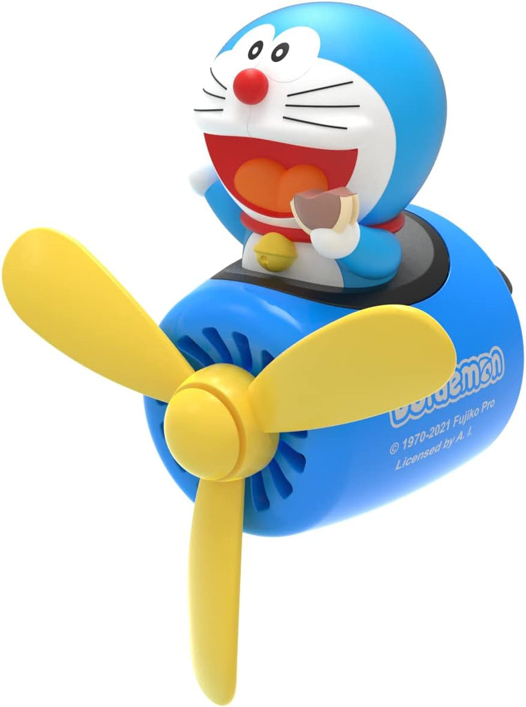 Brand New Doraemon Car Air Freshener Aromatherapy Pilot Rotating Propeller Air Outlet Fragrance US