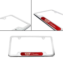 Load image into Gallery viewer, Brand New Universal 1PCS Cadillac Chrome Metal License Plate Frame