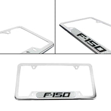 Load image into Gallery viewer, Brand New Universal 1PCS F-150 Chrome Metal License Plate Frame