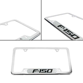 Brand New Universal 1PCS F-150 Chrome Metal License Plate Frame