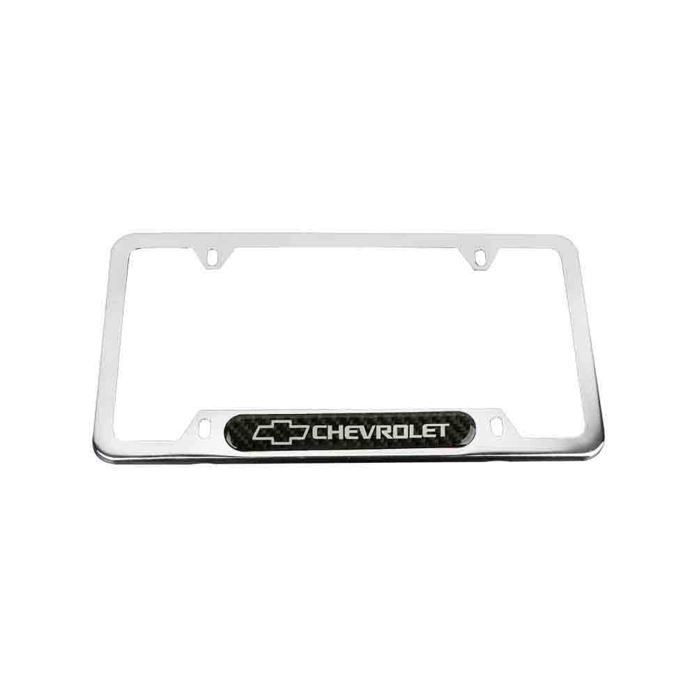 Brand New Universal 1PCS Chevrolet Chrome Metal License Plate Frame