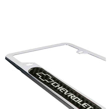 Load image into Gallery viewer, Brand New Universal 1PCS Chevrolet Chrome Metal License Plate Frame