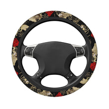 Load image into Gallery viewer, Brand New Universal Sakura Koi Fish Soft Flexible Fabric Car Auto Steering Wheel Cover Protector 14&quot;-15.5&quot;