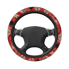 Load image into Gallery viewer, Brand New Universal Sakura Koi FIsh Soft Flexible Fabric Car Auto Steering Wheel Cover Protector 14&quot;-15.5&quot;