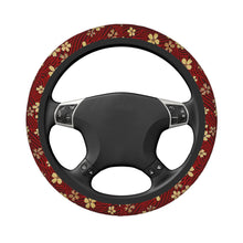 Load image into Gallery viewer, Brand New Universal Sakura Flower Soft Flexible Fabric Car Auto Steering Wheel Cover Protector 14&quot;-15.5&quot;