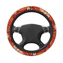 Load image into Gallery viewer, Brand New Universal Sakura Wave Soft Flexible Fabric Car Auto Steering Wheel Cover Protector 14&quot;-15.5&quot;