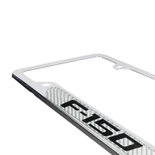 Load image into Gallery viewer, Brand New Universal 2PCS F-150 Chrome Metal License Plate Frame