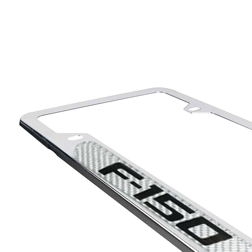 Brand New Universal 1PCS F-150 Chrome Metal License Plate Frame