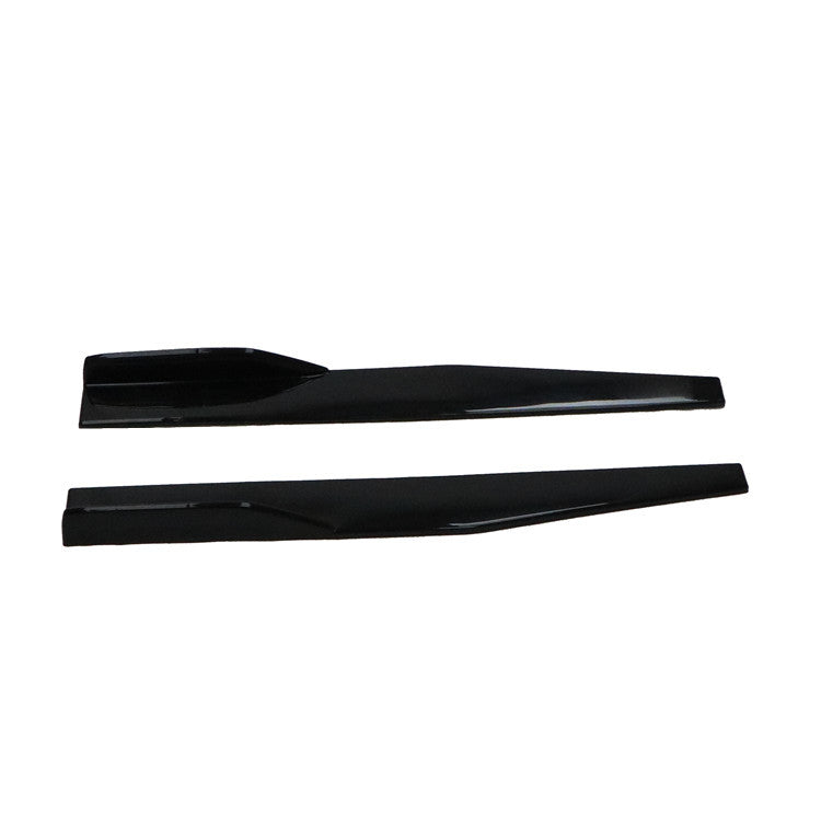 Brand New 2PCS Universal ABS Glossy Black Side Skirt Rocker Splitters Winglet Diffuser 31"X4"