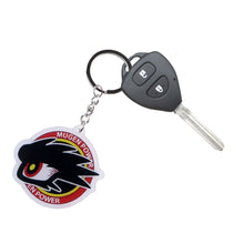 Load image into Gallery viewer, BRAND NEW Mugen Power Commander Eye JDM Racing Car Styling Keychain Drift Key Phone Holder