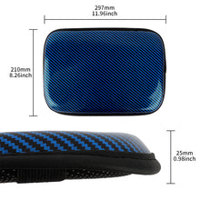 Load image into Gallery viewer, BRAND NEW UNIVERSAL CARBON FIBER BLUE Car Center Console Armrest Cushion Mat Pad Cover