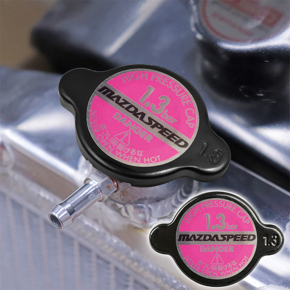 Brand New JDM 1.3bar 15mm MAZDASPEED Black Racing Radiator Cap S