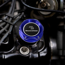 Load image into Gallery viewer, Brand New JDM Mazdaspeed Blue Aluminum Engine Oil Fuel Filler Cap Billet For Mazda