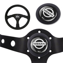 Load image into Gallery viewer, Brand New Universal Nissan Car Horn Button Black Steering Wheel Center Cap