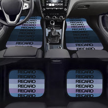 Load image into Gallery viewer, Brand New Universal 4PCS V9 RECARO RAINBOW STYLE Racing Fabric Car Floor Mats Interior Carpets