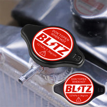 Load image into Gallery viewer, Brand New JDM 1.3bar 9mm Blitz Racing Black Racing Cap High Pressure Radiator Cap For Universal