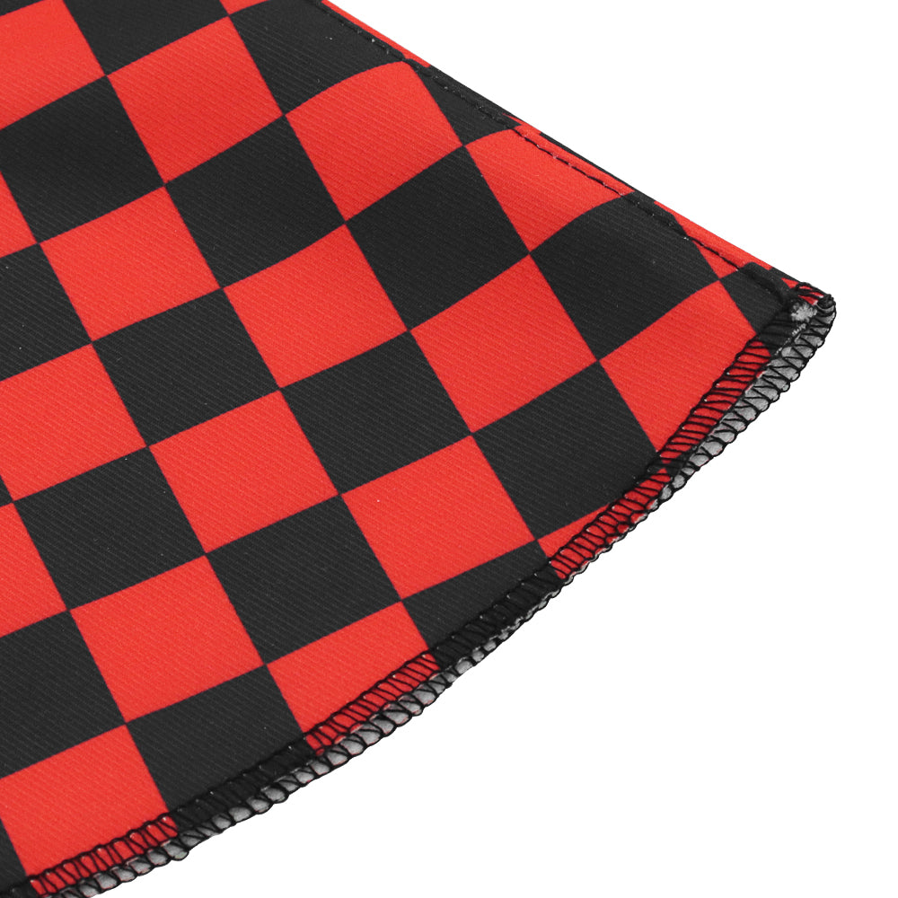 Brand New Universal Checkered Red Black Stitch Fabric Gear Manual Shifter Shift Knob Boot