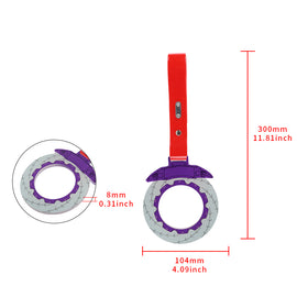 Brand New Brake Rotors Purple TSURIKAWA Ring Subway Train Bus Handle Red Strap Charm Drift