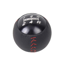 Load image into Gallery viewer, BRAND NEW JDM Mugen Leather 5 Speed Shift Knob Black HONDA CRZ Type R Civic FA5 FG2 SI