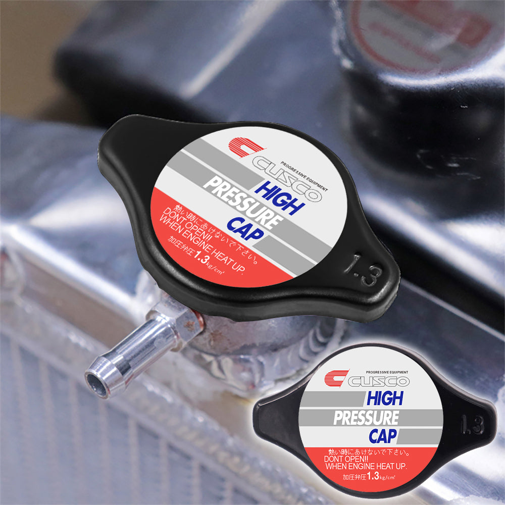Brand New JDM 1.3bar 9mm Cusco Racing Black Racing Cap High Pressure Radiator Cap For Universal