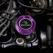 Load image into Gallery viewer, Brand New JDM Mazdaspeed Purple Aluminum Engine Oil Fuel Filler Cap Billet For Mazda