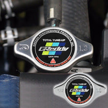 Load image into Gallery viewer, Brand New JDM 1.3bar 9mm Greddy Racing Chrome Racing Cap High Pressure Radiator Cap For Universal