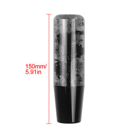 Brand New Universal 150mm Sakura Black Glitter Rose Flowers Manual Car Gear Stick Shift Knob M8 M10 M12