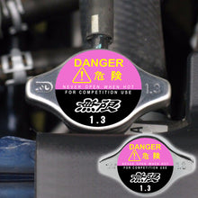 Load image into Gallery viewer, Brand New JDM 1.3bar 9mm Mugen Chrome Racing Cap High Pressure Radiator Cap For Universal