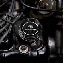 Load image into Gallery viewer, Brand New JDM Mazdaspeed Black Aluminum Engine Oil Fuel Filler Cap Billet For Mazda