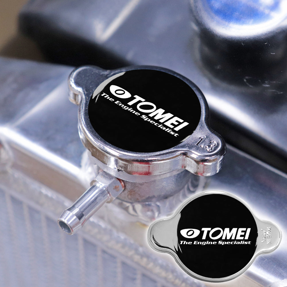 Brand New JDM 1.3bar 15mm TOMEI Chrome Racing Cap High Pressure Radiator Cap For Universal