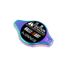 Load image into Gallery viewer, Brand New JDM 1.3bar 9mm Ralliart Racing Neo Chrome Racing Cap High Pressure Radiator Cap For Mitsubishi