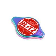Load image into Gallery viewer, Brand New JDM 1.3bar 9mm Blitz Racing Neo Chrome Racing Cap High Pressure Radiator Cap For Universal