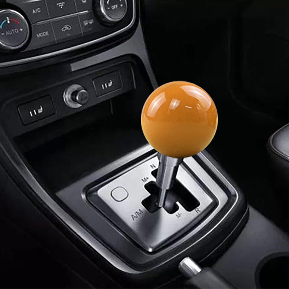 Brand New Universal JDM Pure Orange 54mm Round Ball SHIFT KNOB M8 M10 M12