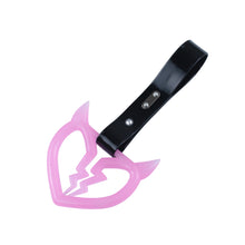 Load image into Gallery viewer, Brand New Devil Demon Broken Heart Pink Glow In The Dark Green JDM TSURIKAWA Ring Subway Train Bus Handle Strap Charm Drift