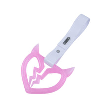 Load image into Gallery viewer, Brand New Devil Demon Broken Heart Pink Glow In The Dark Green JDM TSURIKAWA Ring Subway Train Bus Handle Strap Charm Drift
