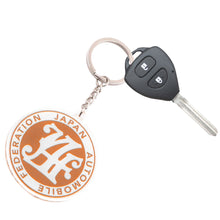 Load image into Gallery viewer, BRAND NEW ORANGE JAF JAPAN AUTOMOBILE FEDERATION KEYCHAIN JDM Racing Car Styling Keychain Drift Key Phone Holder