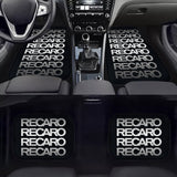 Brand New Universal 4PCS V11 RECARO STYLE Racing Fabric Car Floor Mats Interior Carpets